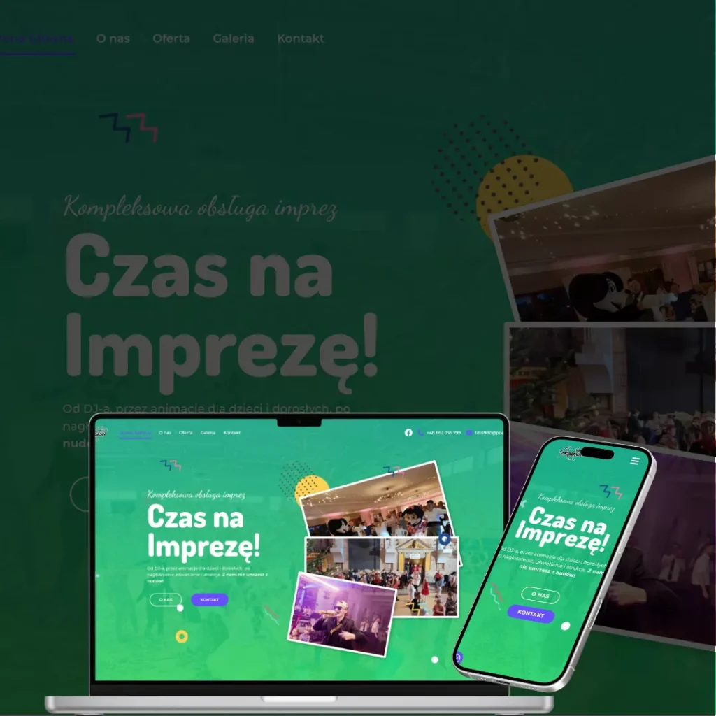 Realizacja: nowoczesna strona internetowa dla Imprezy Skeleton